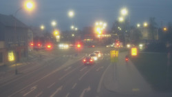 Křižovatka ulic Komenského a Velké Novosady