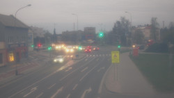 Křižovatka ulic Komenského a Velké Novosady