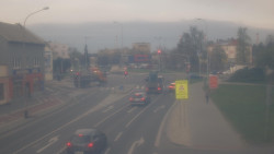 Křižovatka ulic Komenského a Velké Novosady