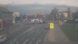 Křižovatka ulic Komenského a Velké Novosady