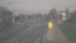 Křižovatka ulic Komenského a Velké Novosady