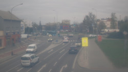 Křižovatka ulic Komenského a Velké Novosady