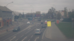 Křižovatka ulic Komenského a Velké Novosady