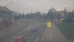 Křižovatka ulic Komenského a Velké Novosady