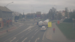 Křižovatka ulic Komenského a Velké Novosady