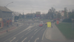 Křižovatka ulic Komenského a Velké Novosady