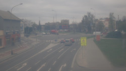 Křižovatka ulic Komenského a Velké Novosady