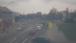 Křižovatka ulic Komenského a Velké Novosady