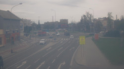 Křižovatka ulic Komenského a Velké Novosady