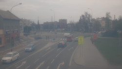 Křižovatka ulic Komenského a Velké Novosady