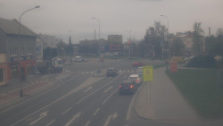 Křižovatka ulic Komenského a Velké Novosady