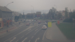 Křižovatka ulic Komenského a Velké Novosady