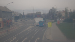 Křižovatka ulic Komenského a Velké Novosady