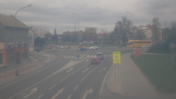 Křižovatka ulic Komenského a Velké Novosady