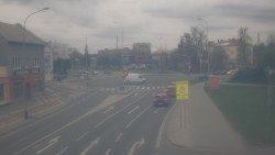 Křižovatka ulic Komenského a Velké Novosady