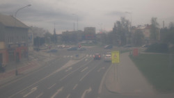 Křižovatka ulic Komenského a Velké Novosady