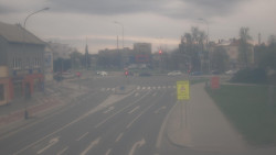 Křižovatka ulic Komenského a Velké Novosady