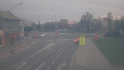 Křižovatka ulic Komenského a Velké Novosady