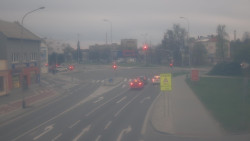 Křižovatka ulic Komenského a Velké Novosady