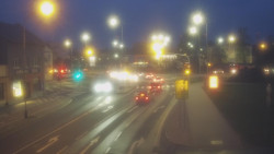 Křižovatka ulic Komenského a Velké Novosady