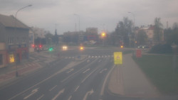 Křižovatka ulic Komenského a Velké Novosady