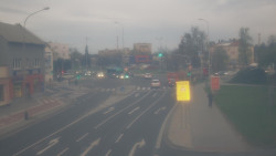 Křižovatka ulic Komenského a Velké Novosady