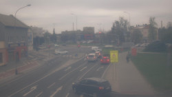 Křižovatka ulic Komenského a Velké Novosady