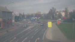 Křižovatka ulic Komenského a Velké Novosady