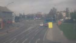 Křižovatka ulic Komenského a Velké Novosady