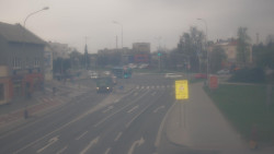 Křižovatka ulic Komenského a Velké Novosady