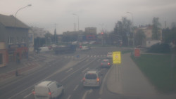 Křižovatka ulic Komenského a Velké Novosady