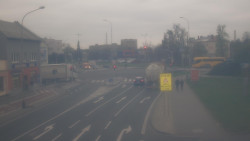 Křižovatka ulic Komenského a Velké Novosady