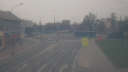 Křižovatka ulic Komenského a Velké Novosady