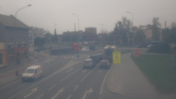 Křižovatka ulic Komenského a Velké Novosady