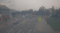 Křižovatka ulic Komenského a Velké Novosady