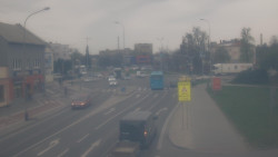 Křižovatka ulic Komenského a Velké Novosady