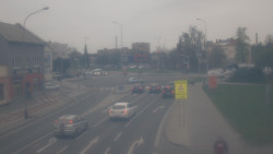 Křižovatka ulic Komenského a Velké Novosady