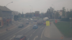 Křižovatka ulic Komenského a Velké Novosady