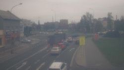 Křižovatka ulic Komenského a Velké Novosady