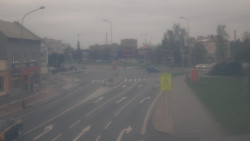 Křižovatka ulic Komenského a Velké Novosady