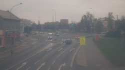 Křižovatka ulic Komenského a Velké Novosady