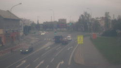 Křižovatka ulic Komenského a Velké Novosady