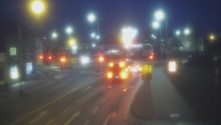 Křižovatka ulic Komenského a Velké Novosady