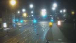 Křižovatka ulic Komenského a Velké Novosady