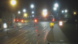 Křižovatka ulic Komenského a Velké Novosady