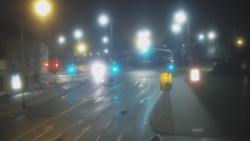 Křižovatka ulic Komenského a Velké Novosady