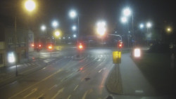 Křižovatka ulic Komenského a Velké Novosady