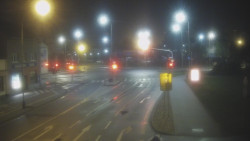 Křižovatka ulic Komenského a Velké Novosady