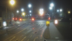 Křižovatka ulic Komenského a Velké Novosady