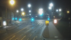 Křižovatka ulic Komenského a Velké Novosady